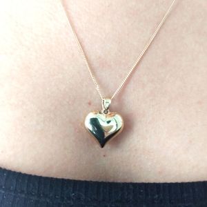 10k Solid Gold Heart pendant